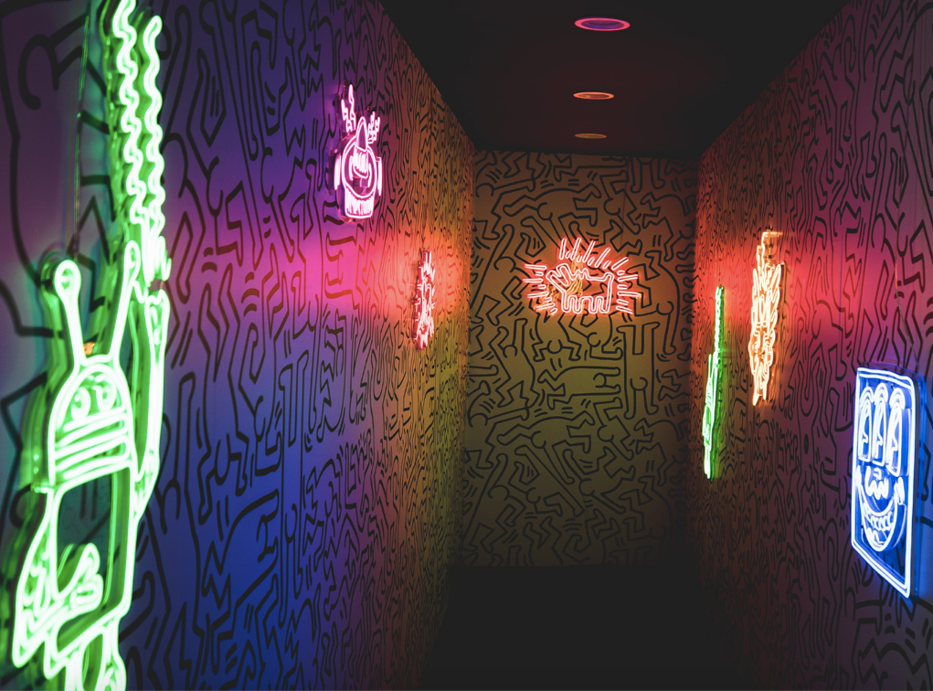 Honey, I Shrunk The Painting! Keith Haring Inspired Nail Art