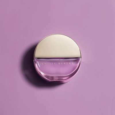 Aurora jelly lavender nail polish product shot. Long wearing, luxury, 10 free, non-toxic nail polish.