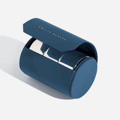 The Leather Nail Artist Case - Azurée