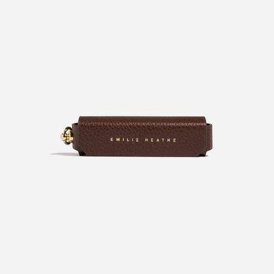 The Leather Lip Atelier Case - Chocolat