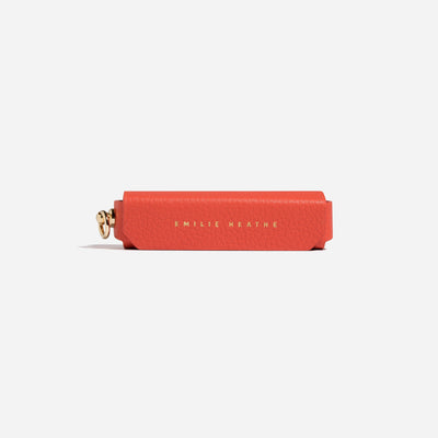 The Leather Lip Atelier Case - Géranium