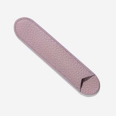 The Leather Pen Case - Lavande