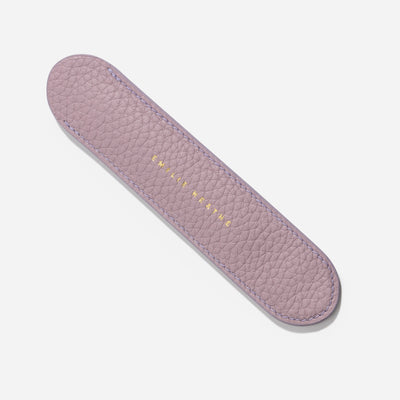 The Leather Pen Case - Lavande