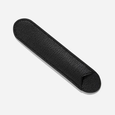 The Leather Pen Case - Noire