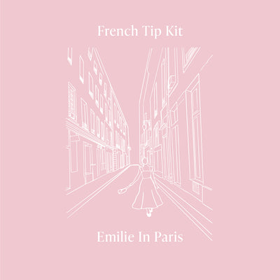 Half & Half white & Macaron pink nail polish product shot. Long wearing, luxury, 10 free, non-toxic nail polish.