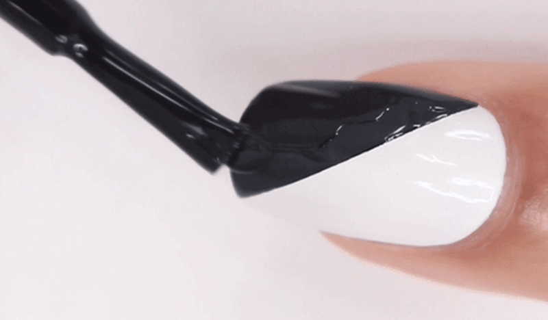 The Basic Bitch Black nail polish product shot. Long wearing, 10 free, non-toxic nail polish.