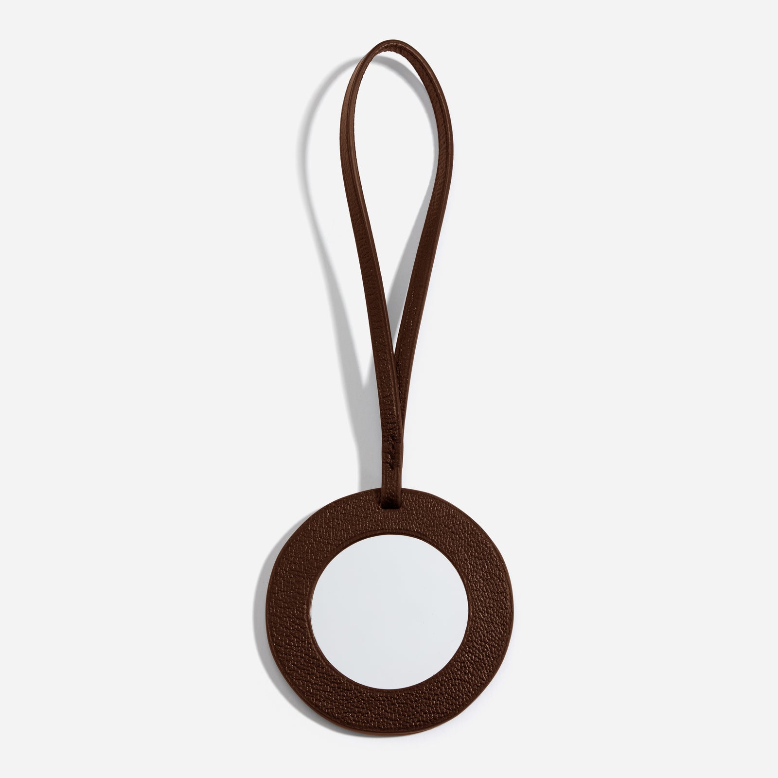 The Leather Mirror - Chocolat