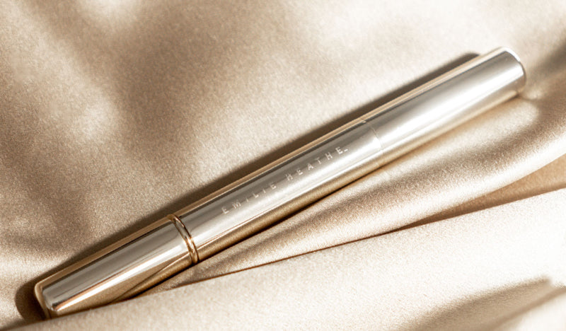 Emilie Heathe Lip R&R on silk fabric