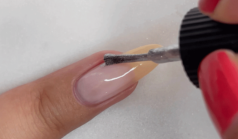 Mr.M Silver nail polish product shot. Long wearing, 10 free, non-toxic nail polish.