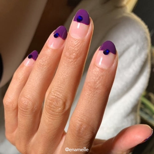 Big Night Out purple nail polish product shot. Long wearing, 10 free, non-toxic nail polish.