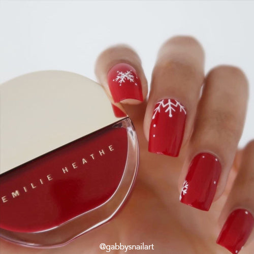 The Perfect Red nail polish product shot. Long wearing, 10 free, non-toxic nail polish.